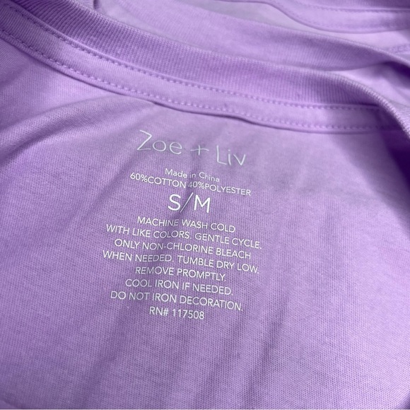 Zoe + Liv Maldives tshirt NWT new purple size small/medium
Oversized - Picture 4 of 4